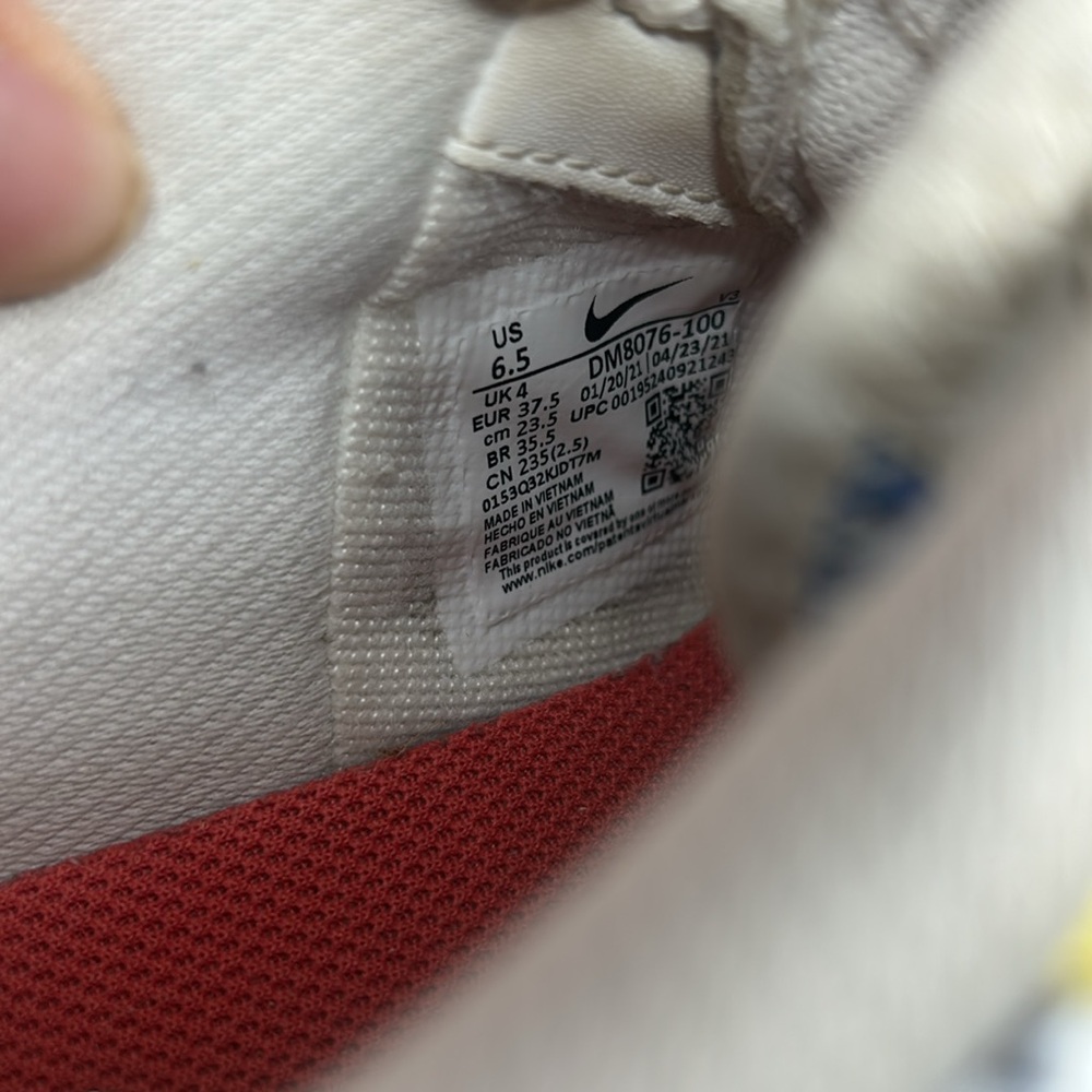 Nike Women Air Force 1 Shadow DM 8076-100 Patchwork Sneakers - Picture 7 of 8